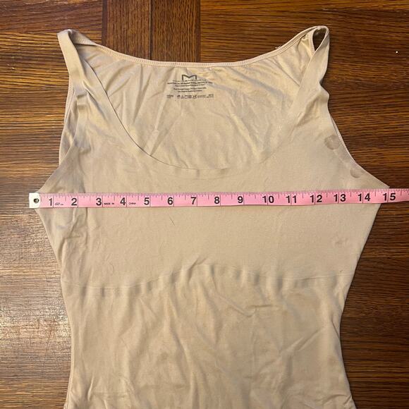 Maidenform Comfort Devotion M Shapewear Tank Top Latte Lift - Picture 10 of 16